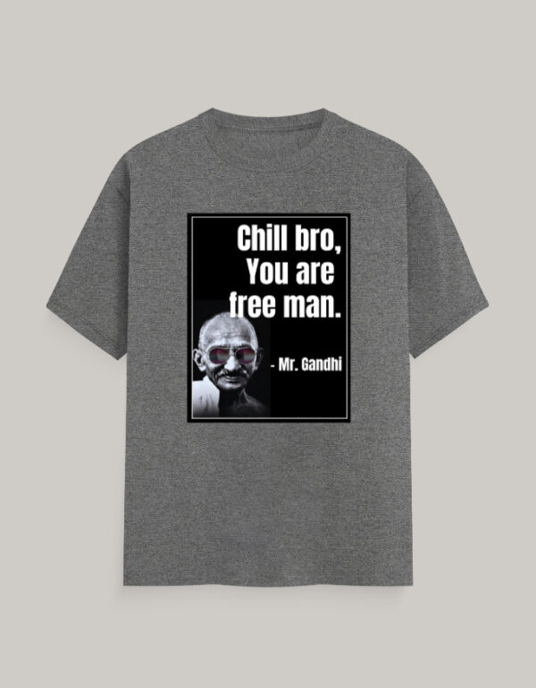 Chill Gandhi Men's Graphic T-Shirt