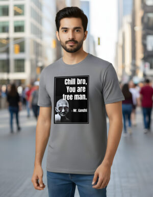 Chill Gandhi Men's Graphic T-Shirt